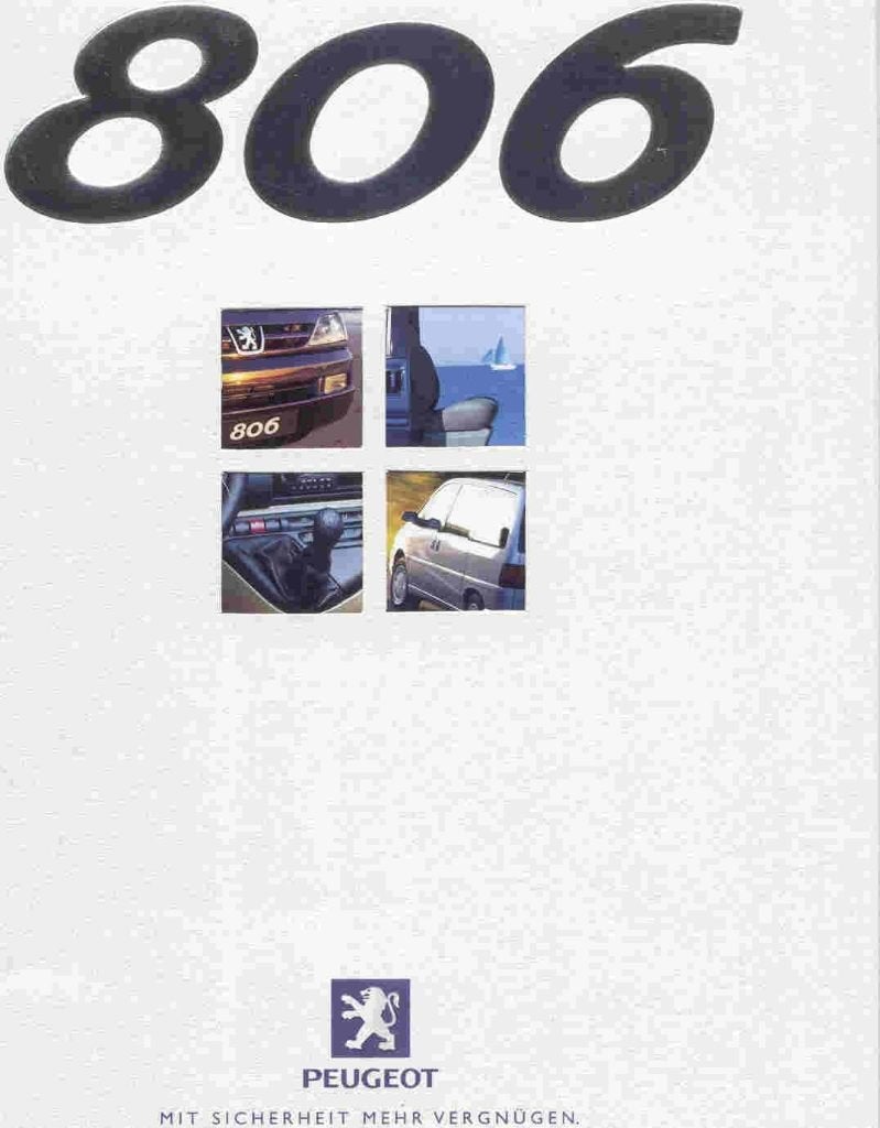 Peugeot 806 (1999), Ophalen of Verzenden, Nieuw, Peugeot