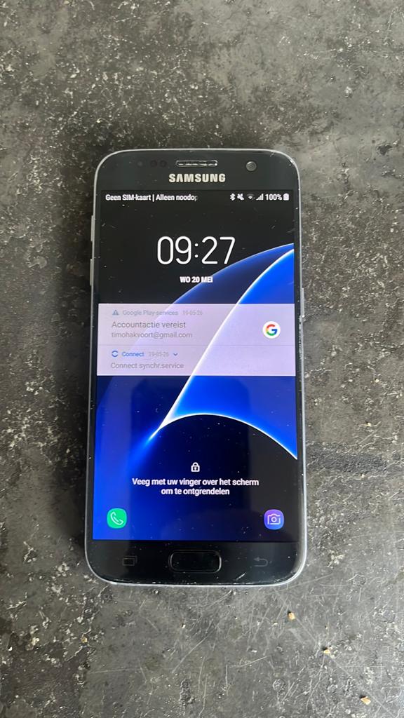 Samsung S7, 32 GB, Ophalen, Zwart, Overige modellen