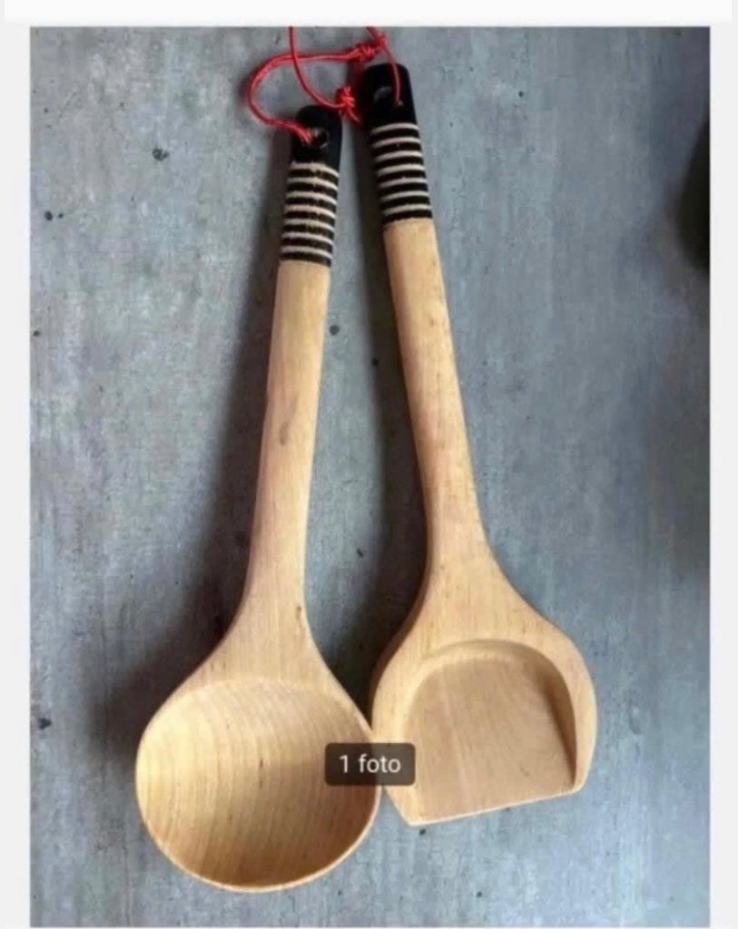 Houten Slacouvert Set 30 cm, Antiek en Kunst, Ophalen of Verzenden