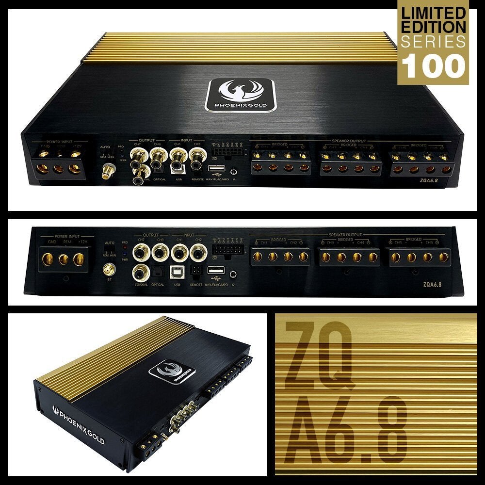 Phoenix Gold ZQA6.8 high end 6 kanaals DSP versterker, Auto diversen, Autospeakers, Hifi-Focus, Aalsmeerderweg 173 1432 CL, Aalsmeer