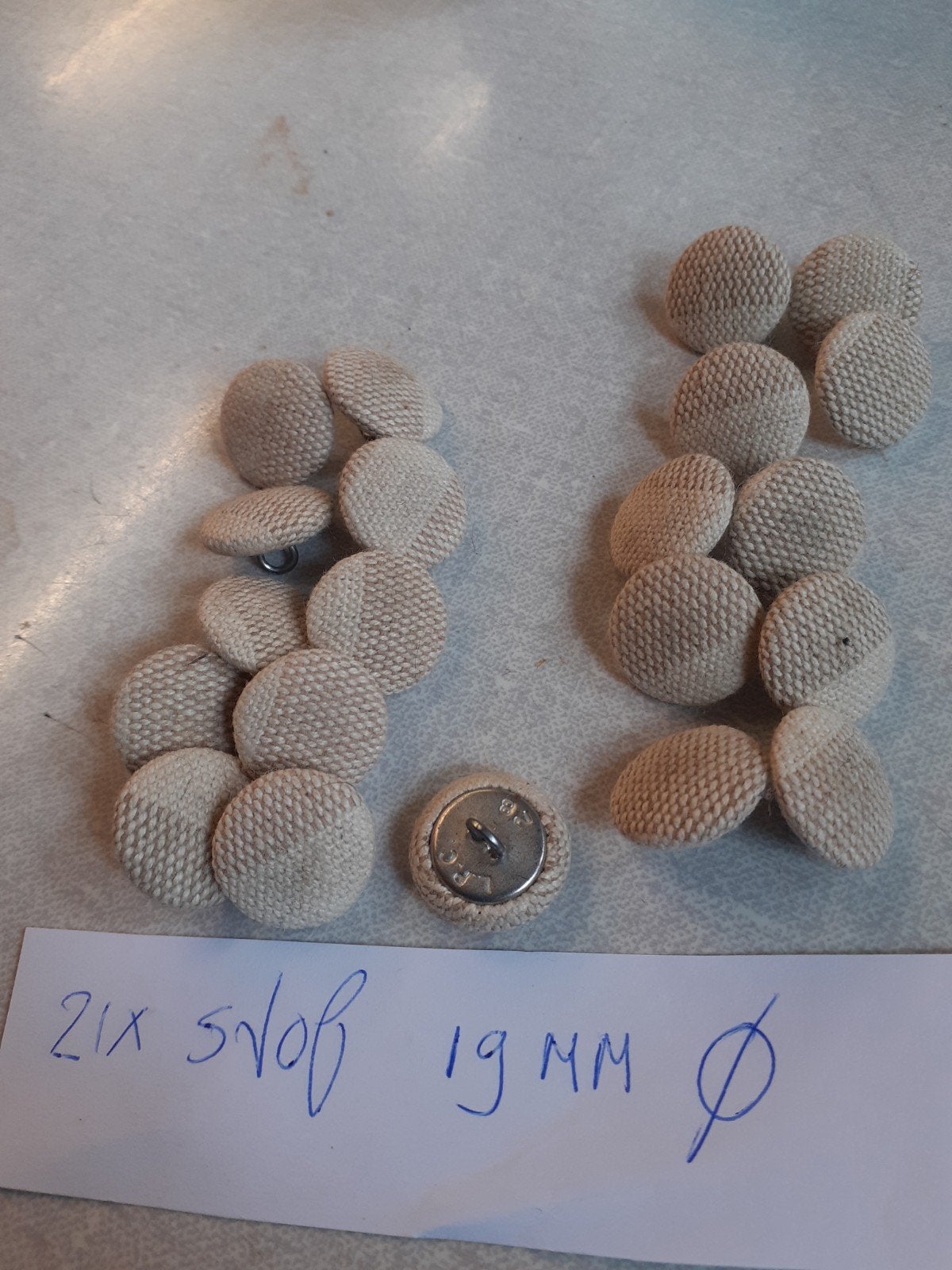 knopen stof, Hobby en Vrije tijd, Ophalen, Gebruikt, Knoop of Knopen