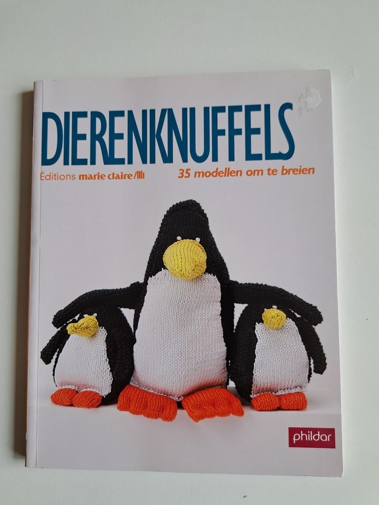 Dierenknuffels, 35 modellen om te breien, haken,Marie Claire, Ophalen of Verzenden, Breien, Patroon of Boek