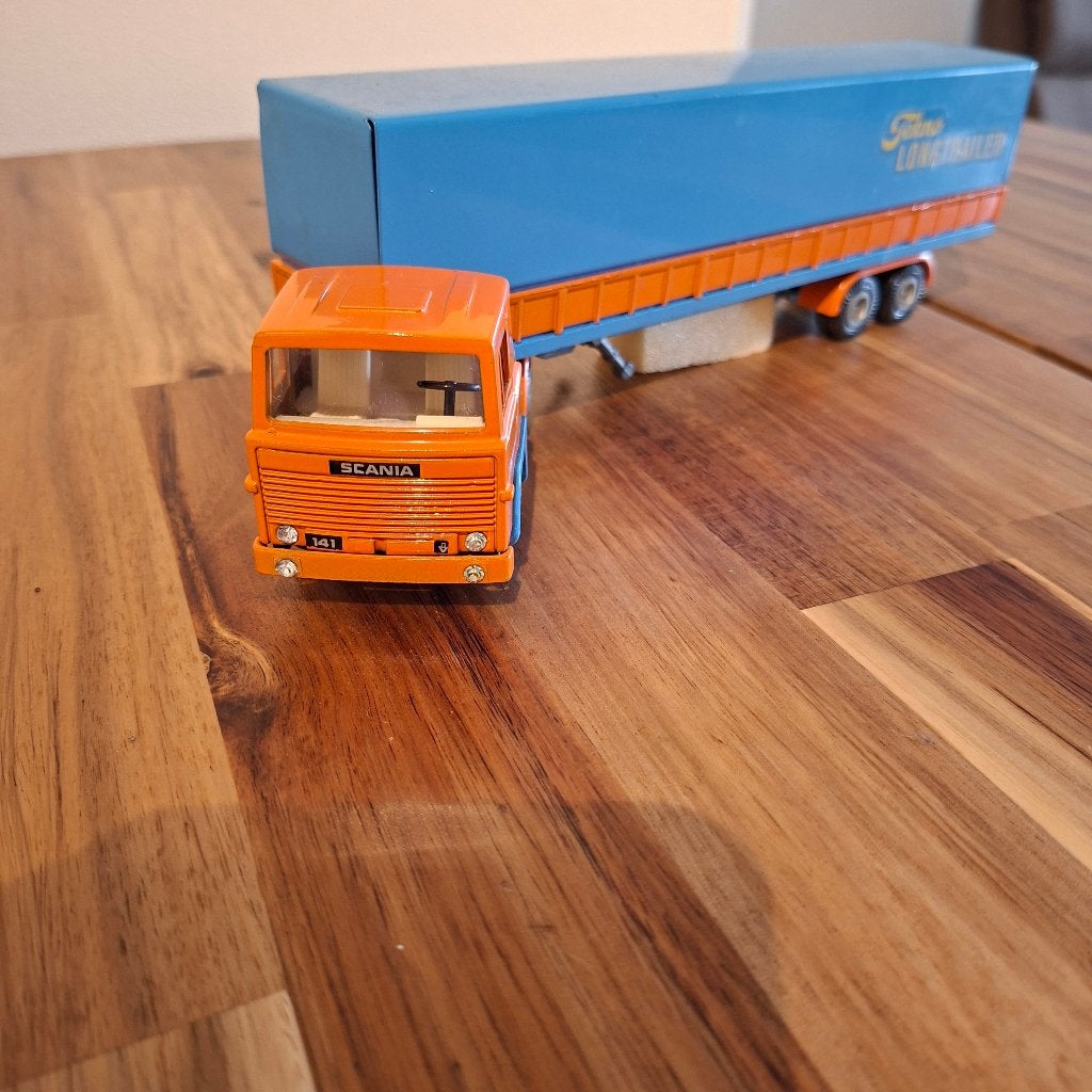 Tekno Longtrailer Scania 141 CBN SCANIA,S & AAN KOOP BEWIJS, Ophalen of Verzenden, Zo goed als nieuw, Bus of Vrachtwagen, Tekno
