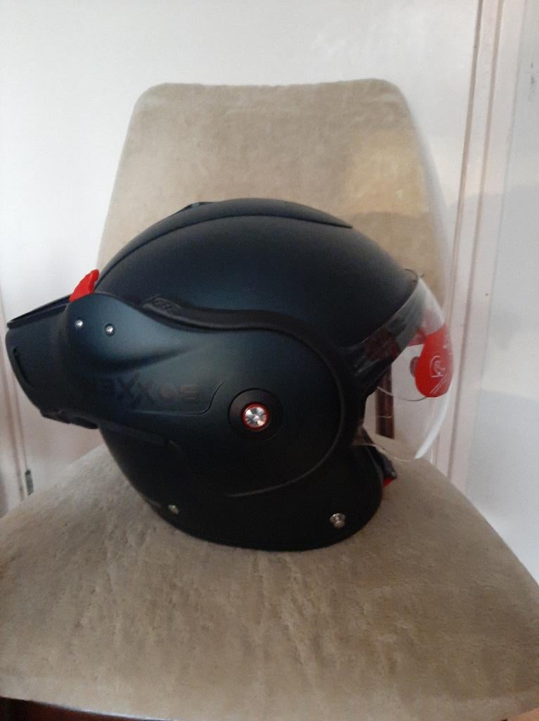 Roof Boxxer Helm XL Boxxer R09 systeemhelm mat zwart helm XL, Motoren, Dames, XL, Ophalen of Verzenden, Tejo's Handel