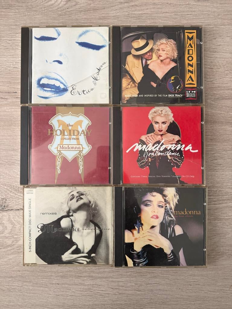 Madonna CD collectie - 6 albums, Ophalen of Verzenden, 1990 - 1999, Gebruikt
