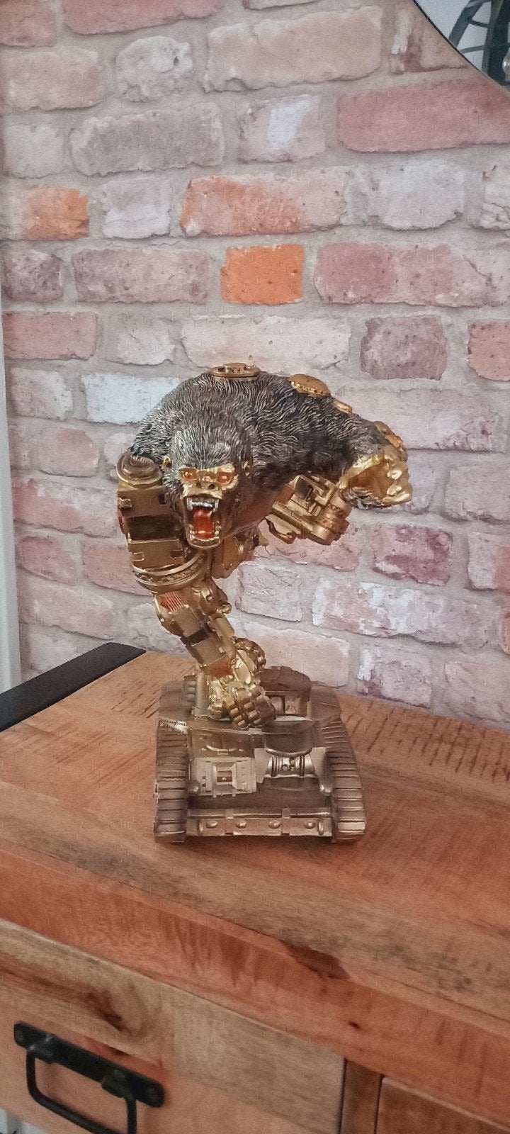 Steampunk:Grote 32cm Gorilla Beeld♥️SALE VERKOOP♥️, Ophalen of Verzenden, Nieuw, Dier