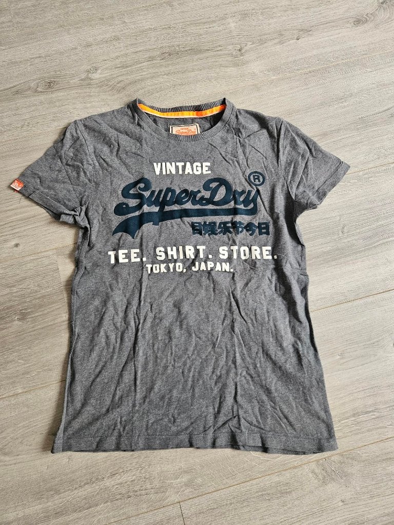 shirt Superdry, Maat 48/50 (M), Ophalen of Verzenden, Zo goed als nieuw, Grijs
