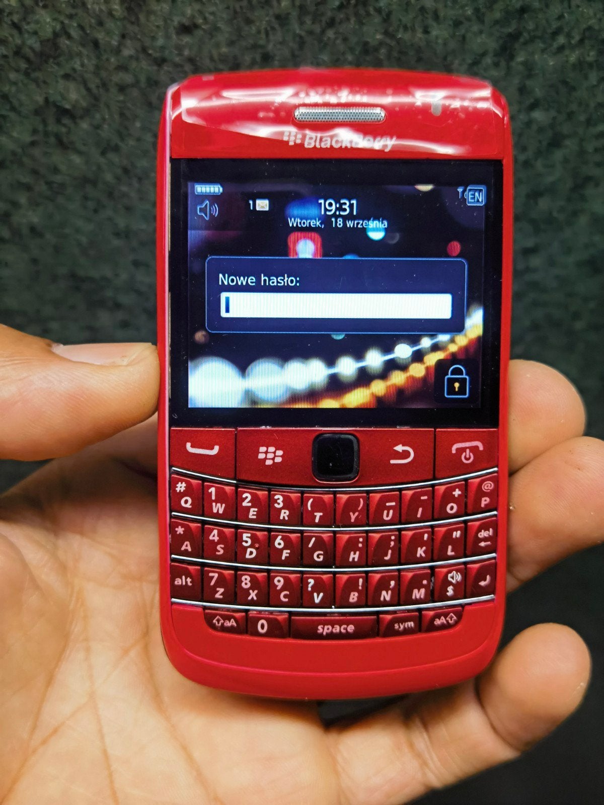 Goedwerkende red blackberry bold 9780 met fysiek to, Ophalen of Verzenden, Zo goed als nieuw