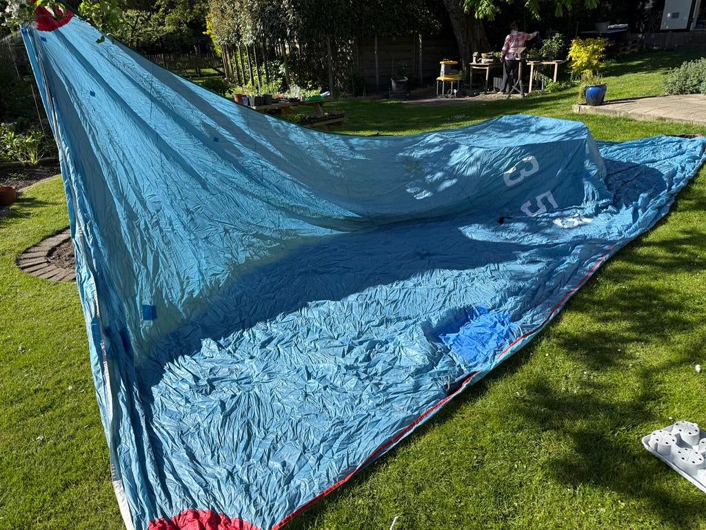 Spinnaker plm20-22m2, 6 meter of meer, Gebruikt, Spinnaker, 15 tot 30 m²