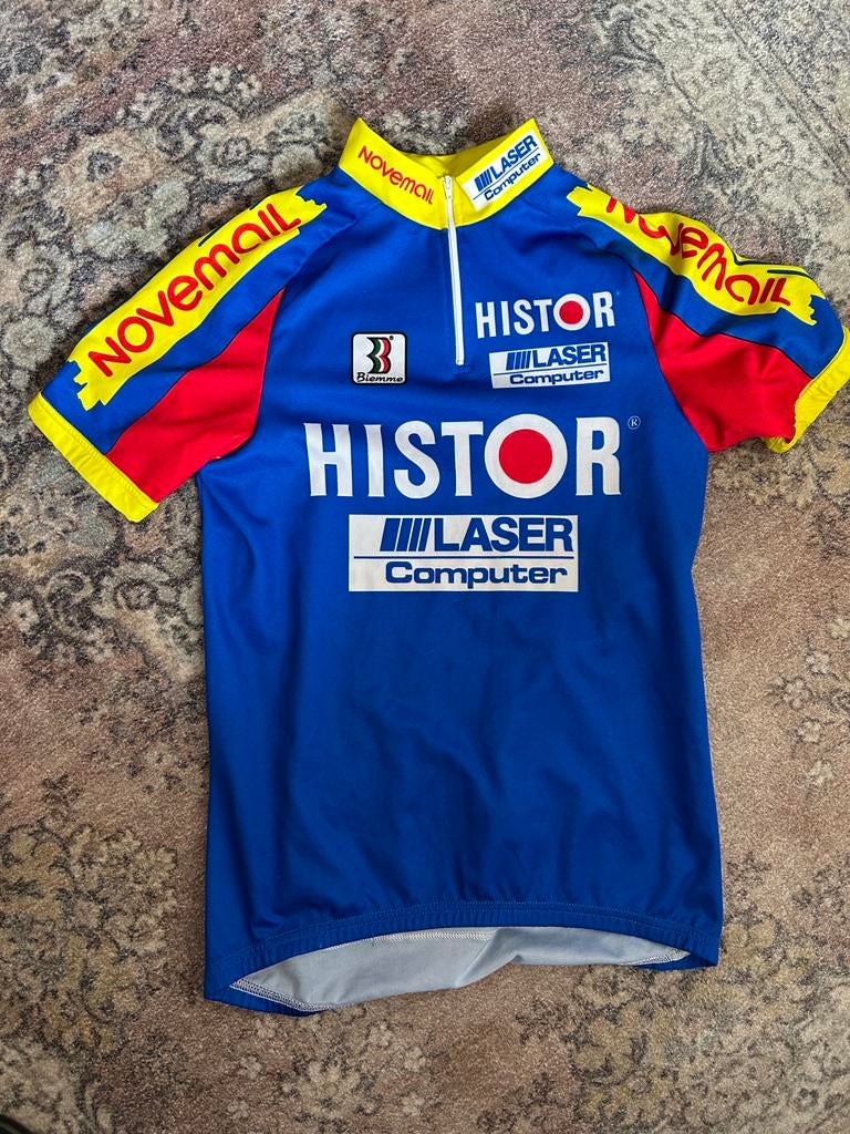 Biemme Sport vintage wielershirt Novemail–Histor–Laser Shirt, Gebruikt, Dames, Ophalen of Verzenden, L