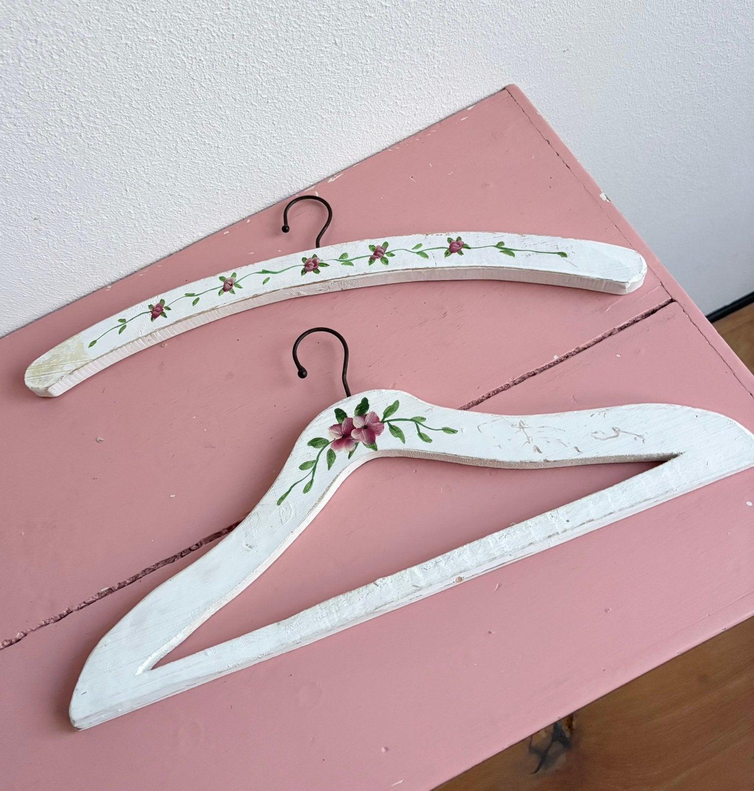 Antieke houten kledinghanger, Ophalen, Zo goed als nieuw, Hout