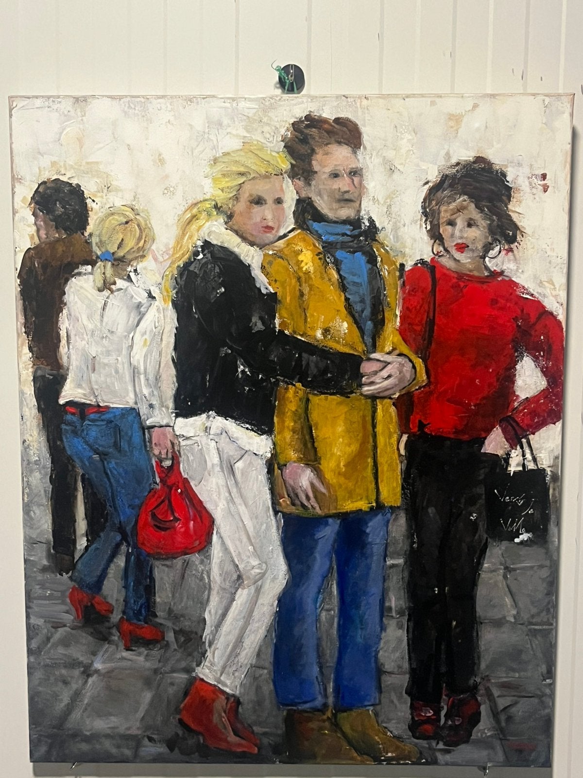 Modern schilderij, Ophalen