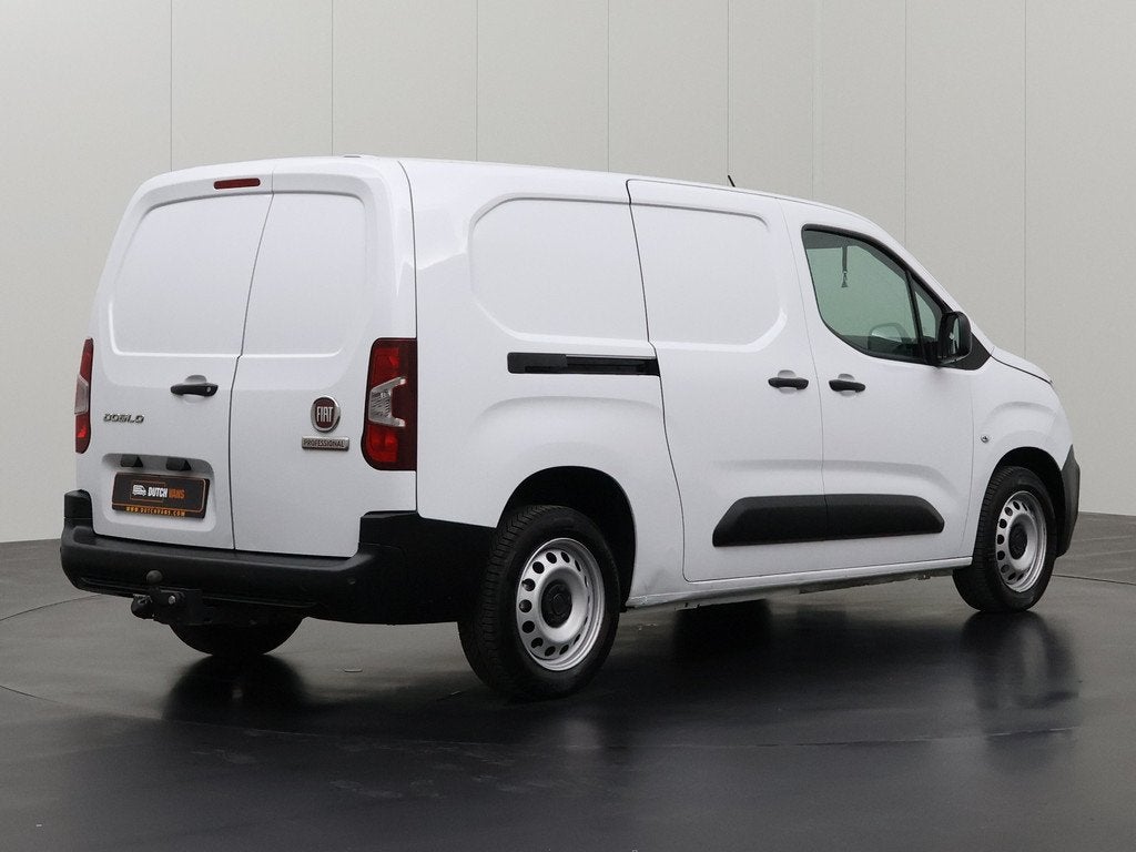 Fiat Doblò 1.5HDi | Navigatie | Multimedia | Airco | Cruise, Stof, Gebruikt, Euro 6, Wit