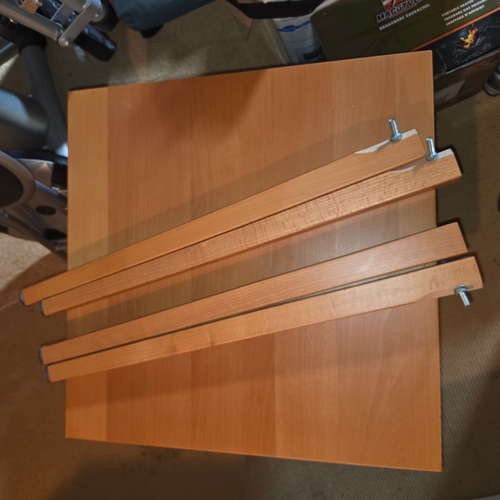 Keuken tafel, Ophalen, 50 tot 100 cm, Zo goed als nieuw, Grenenhout
