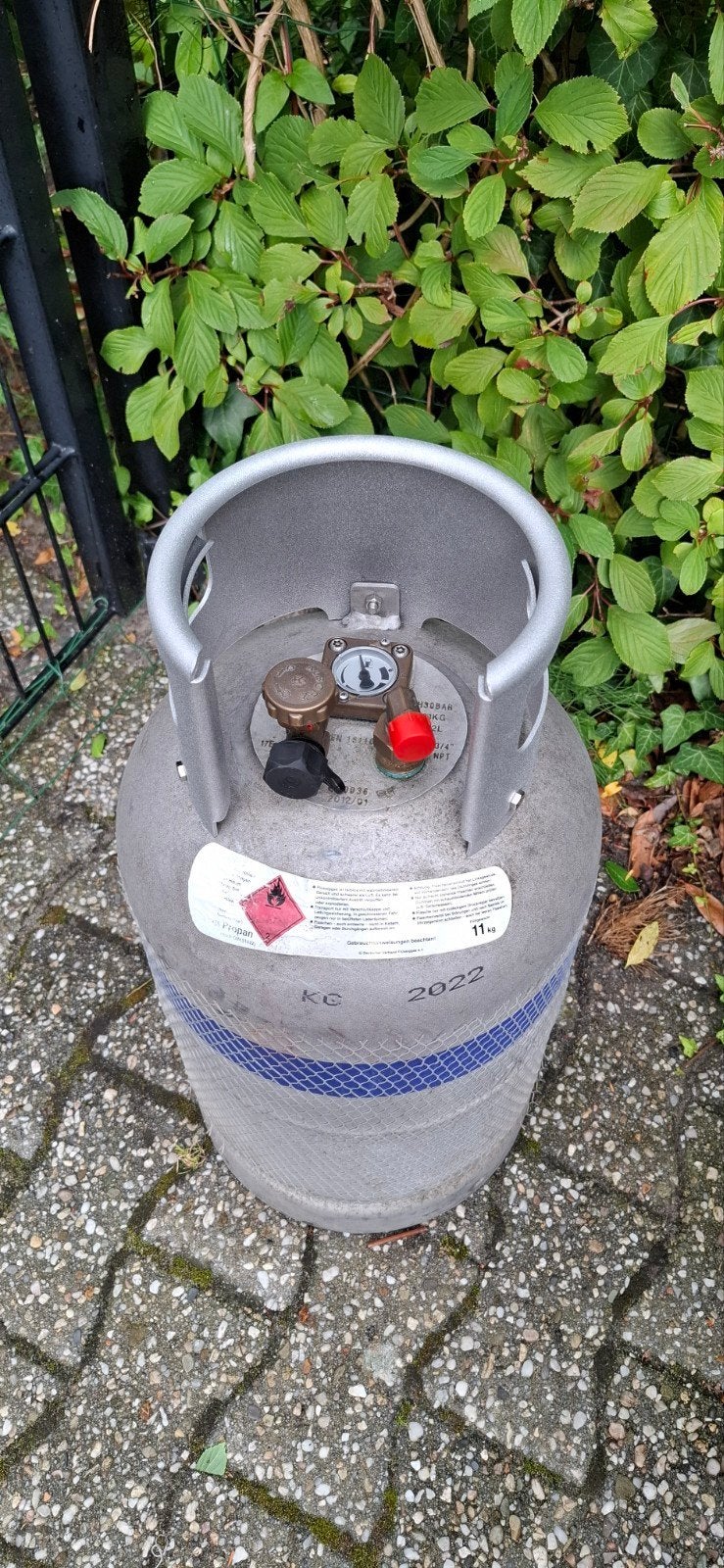 LPG gasfles 11 kg aluminium, Ophalen