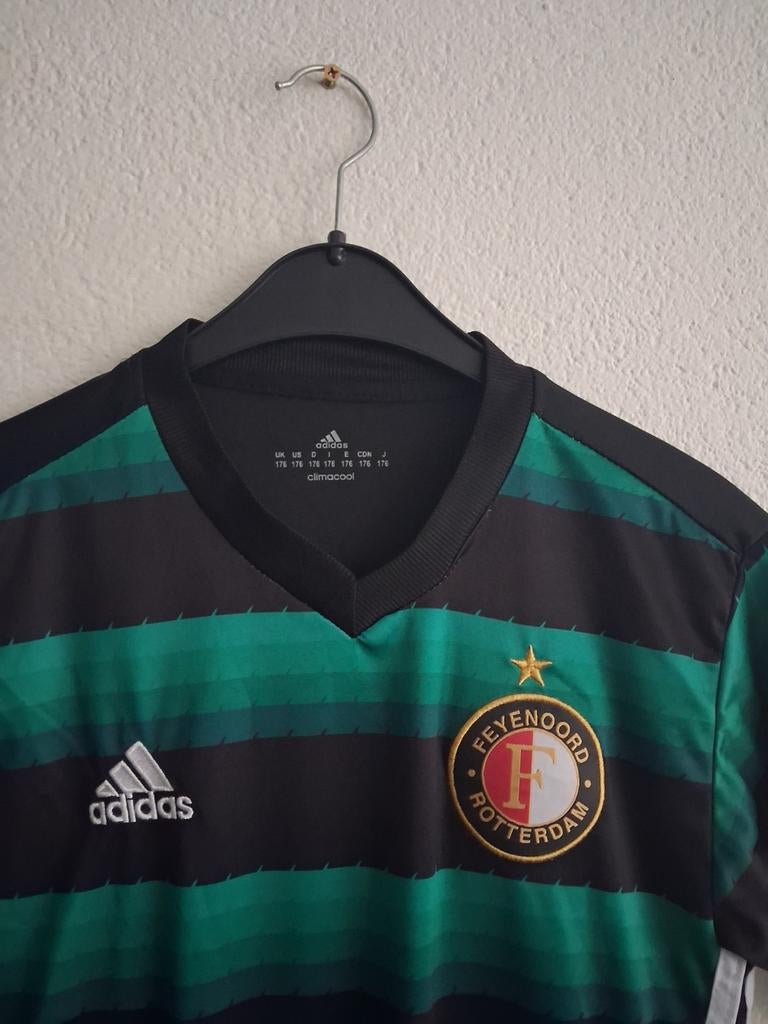 Adidas Feyenoord Shirt - Maat 176, Zwart, Overige maten, Ophalen of Verzenden, Adidas