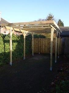 basis pakket tbv carport of overkapping 360x750cm, Ophalen, Nieuw, 250 cm of meer, Palen