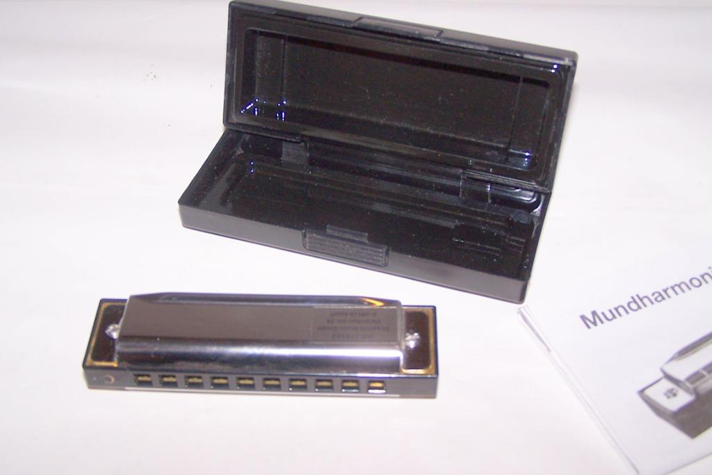 Nieuwe10 gaats mondharmonica in doos met gebruiksaanwijzing, Muziek en Instrumenten, Ophalen of Verzenden, Nieuw, Met koffer of doosje