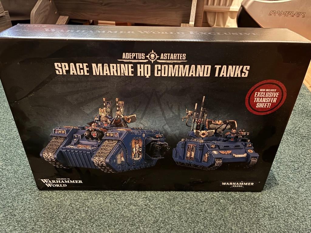 Warhammer World Exclusive: HQ Command Tanks, Hobby en Vrije tijd, Wargaming, Ophalen of Verzenden, Nieuw, Warhammer 40000, Figuurtje(s)