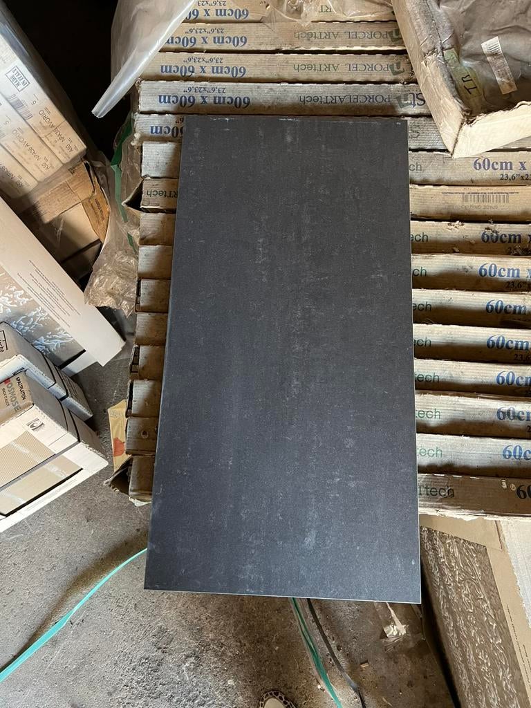 Vloertegels zwart € 20,- m2 30x60 cm, Ophalen, Keramiek, Nieuw, 10 m² of meer