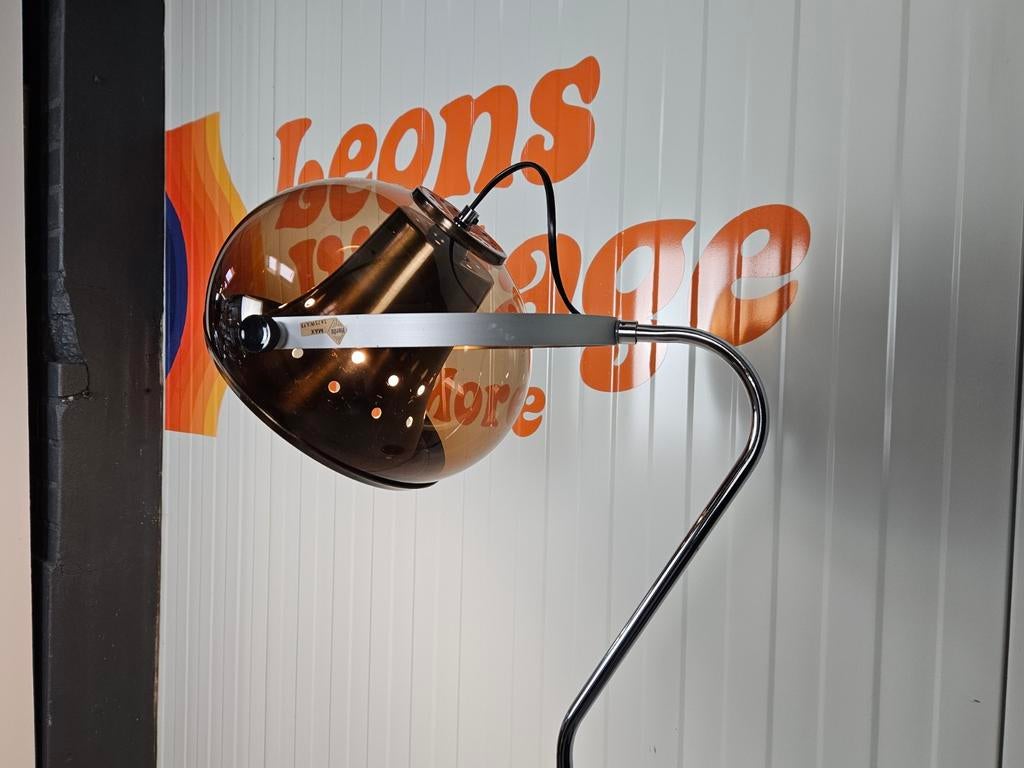 Vintage vloerlamp Herda, Huis en Inrichting, Lampen | Vloerlampen, Ophalen, Gebruikt, Vintage, Metaal