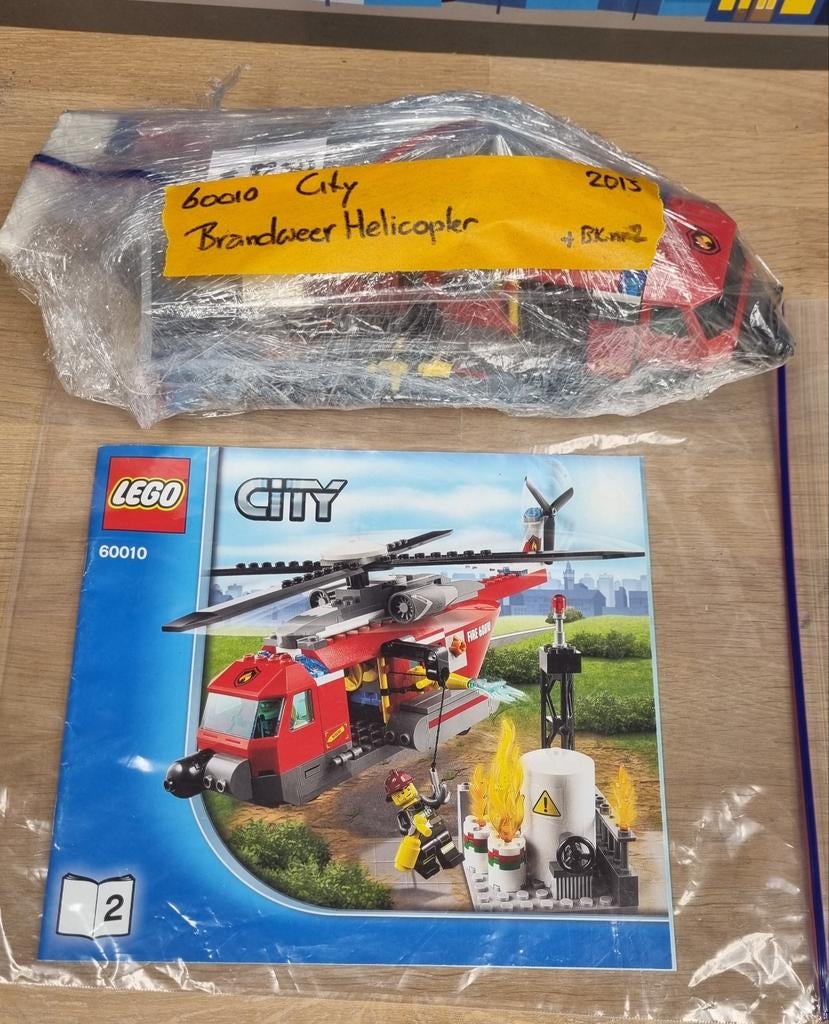 Lego City 60010 Brandweer Helikopter (boekje 2), Ophalen of Verzenden, Gebruikt, Complete set, Lego