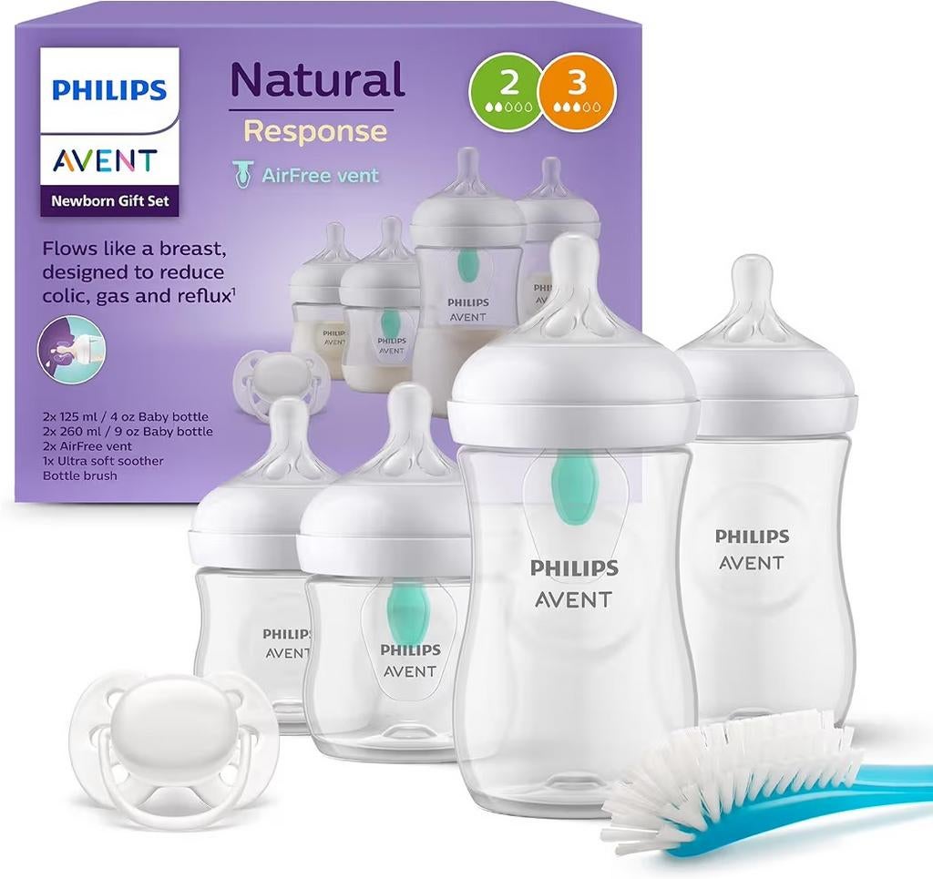 Philips Avent Natural Response Fles - Startersset excl speen, Ophalen of Verzenden, Nieuw, Overige typen