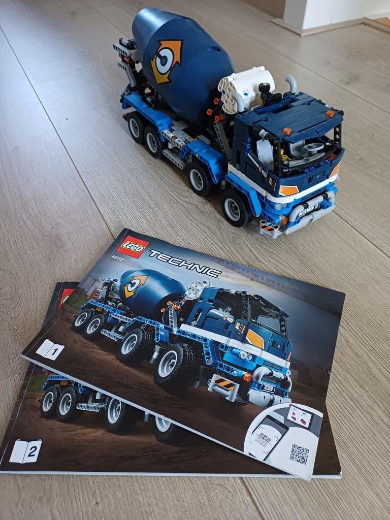 LEGO Technic 42112 Betonmixer, Kinderen en Baby's, Speelgoed | Duplo en Lego, Ophalen, Zo goed als nieuw, Complete set, Lego