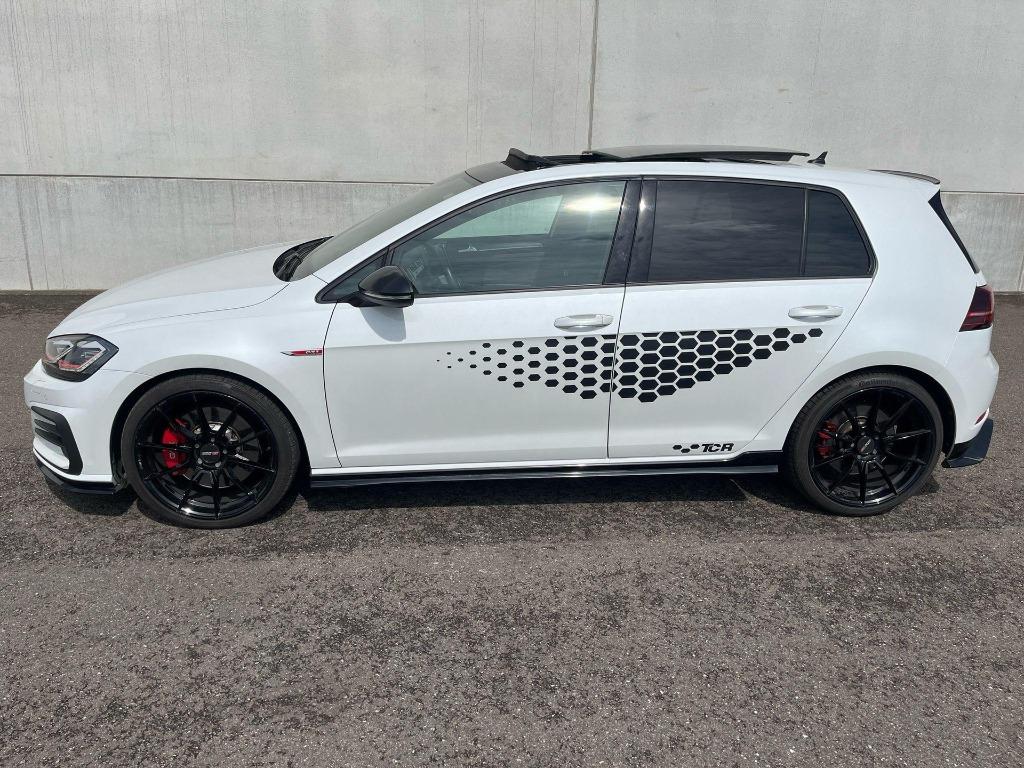 Volkswagen Golf 2.0 TSI TCR DSG 2019 PANO ACC LED KEYLESS, Auto's, 4 cilinders, Alcantara, Wit, Bedrijf