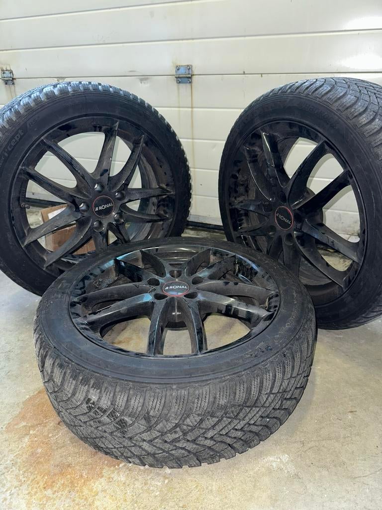 RONAL velgen met winter HANKOOK banden, Ophalen, Banden en Velgen, Nieuw, 17 inch