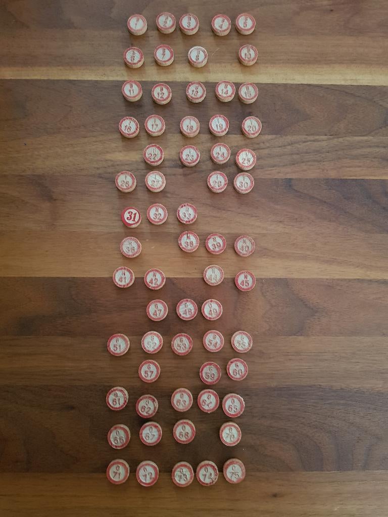Kien spel.                    Slechts houten letters., Ophalen of Verzenden, Gebruikt