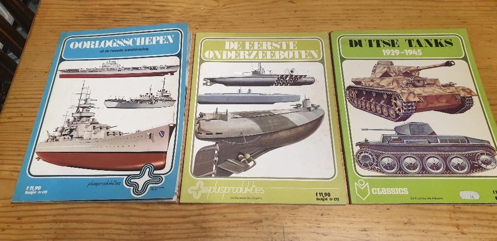 Classics/plusproducties. Oorlogsschepen en Duitse tanks 1939, Ophalen of Verzenden, Landmacht, Tweede Wereldoorlog, Classics/plusproducties