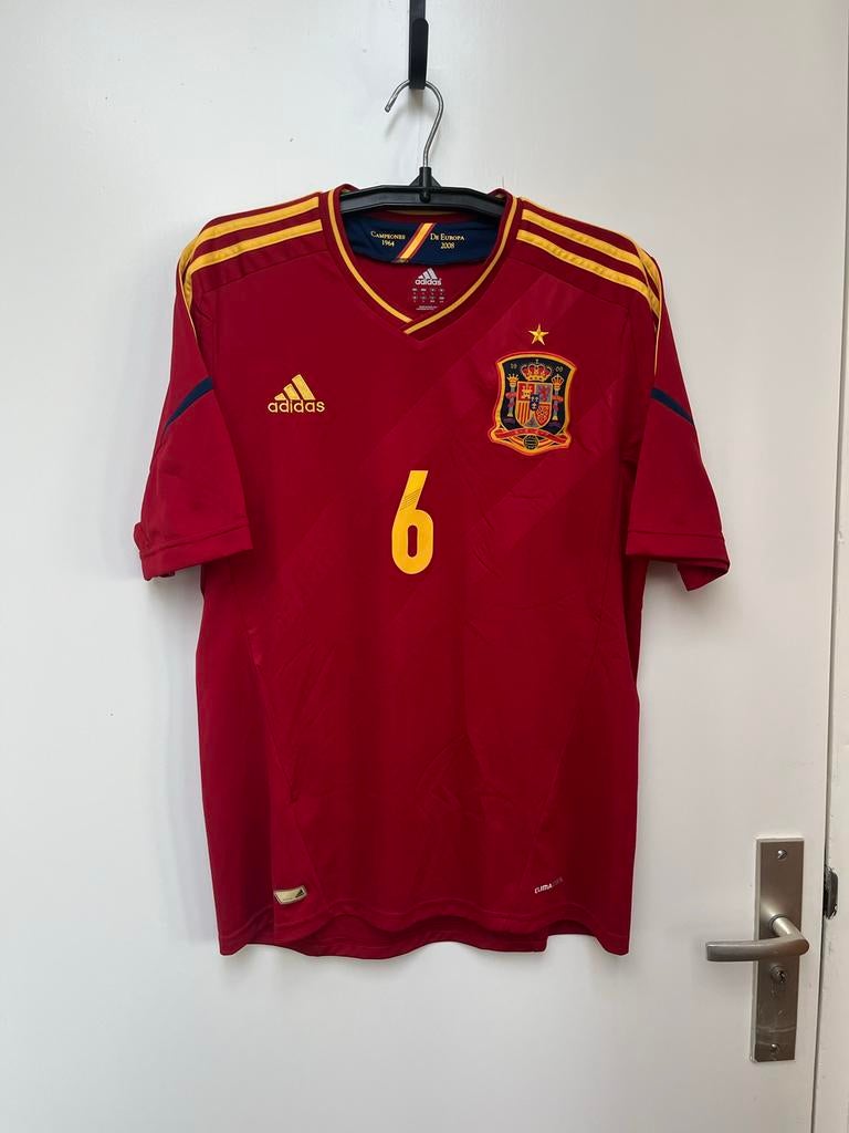 Spanje EK 2012 shirt Iniesta - Maat L, Kleding | Heren, Ophalen of Verzenden, Zo goed als nieuw, Maat 52/54 (L)