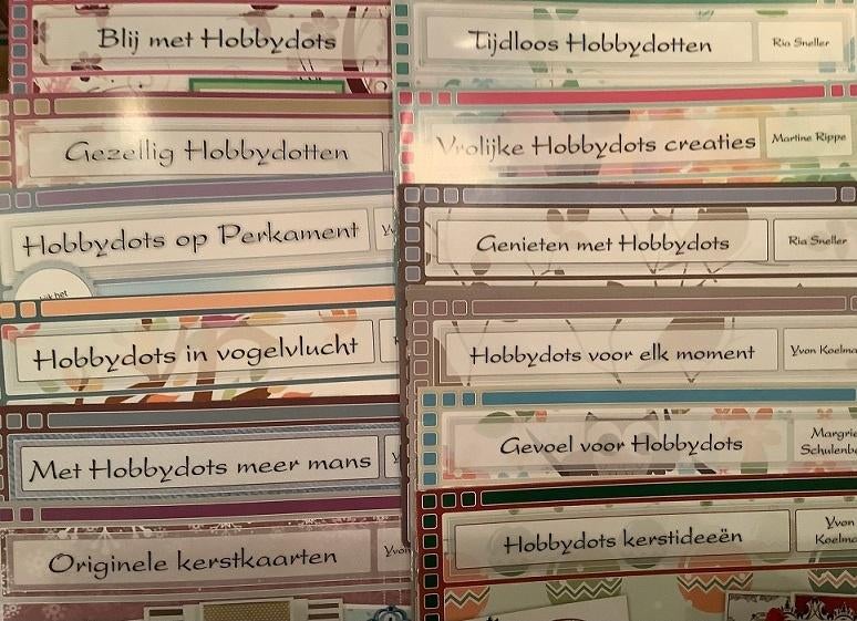 Hobbydols boekjes - Bordotten, Hobby en Vrije tijd, Ophalen of Verzenden, Nieuw, Overige thema's, Overige typen