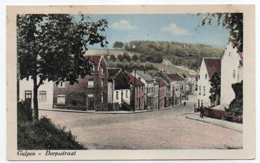 Gulpen Dorpsstraat 1956, Ophalen, 1940 tot 1960, Gelopen, Limburg