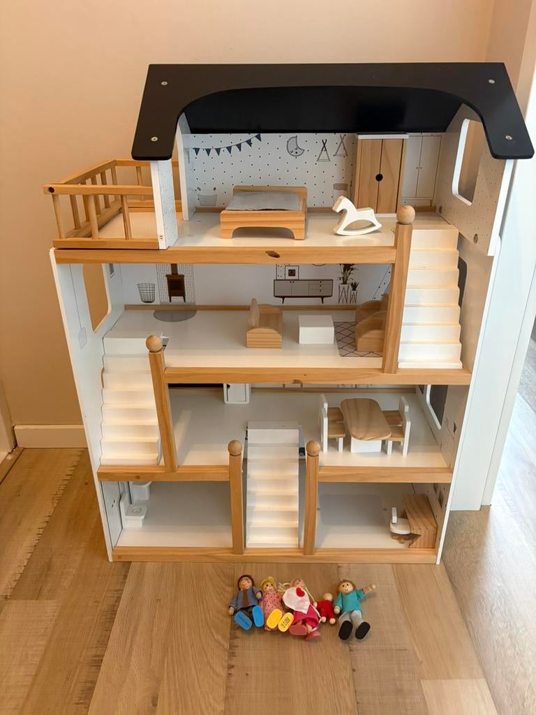 Poppenhuis Petite Amélie, Ophalen, Zo goed als nieuw, Poppenhuis