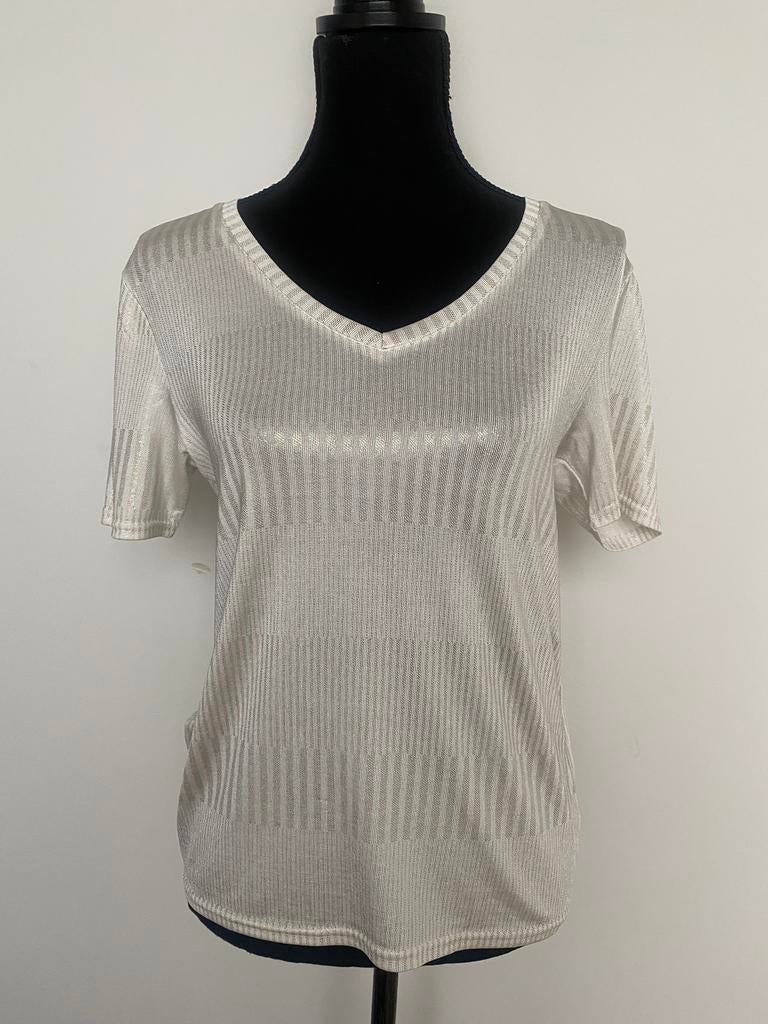 Maria Tailor top maat S, Wit, Ophalen of Verzenden, Zo goed als nieuw, Korte mouw