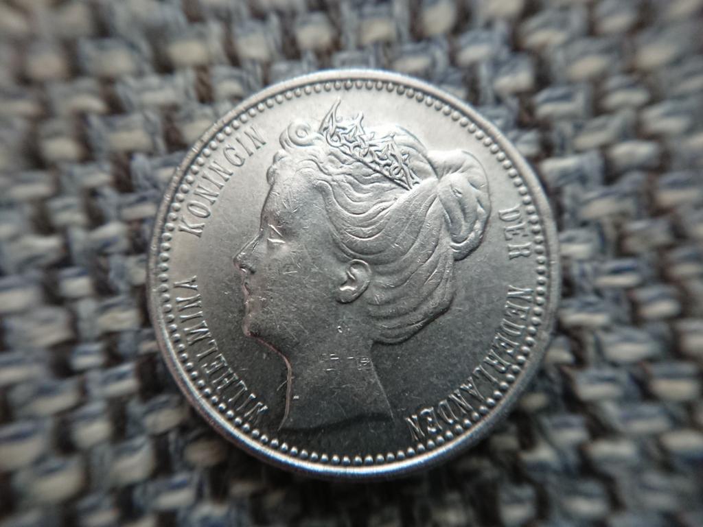 25 cent kwartje Wilhelmina 1903 pr+, Ophalen of Verzenden, Koningin Wilhelmina, 25 cent