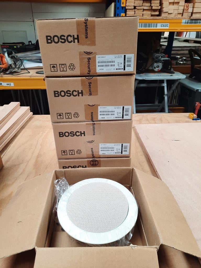 Bosch inbouw luidspreker NIEUW LBC3086/41 5 stuks, Audio, Tv en Foto, Luidsprekers, Nieuw, Overige typen, Minder dan 60 watt, Overige merken
