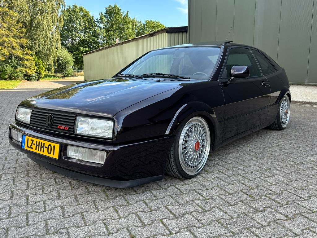 Volkswagen Corrado 1.8 G60 U9 1990 Zwart, Voorwielaandrijving, Corrado, 4 cilinders, Zwart