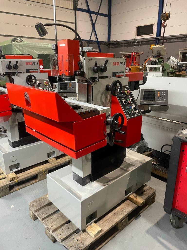 2 x EMCO freesmachine type EM FB-3 2004 zeer nette staat, Ophalen, Gebruikt