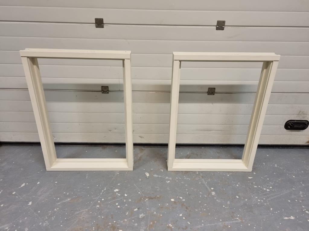 Meranti raam 80 x 110 HARDHOUT (Meerdere ramen op voorraad), Doe-het-zelf en Verbouw, Glas en Ramen, Gevelraam of Ruit, 80 tot 120 cm