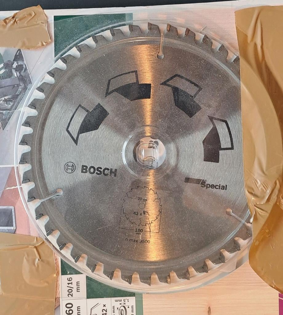 Cirkelzaagblad nieuwprijs 34 euro, Ophalen of Verzenden, Nieuw, 1200 watt of meer, 70 mm of meer