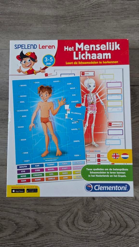 Spelend leren het menselijk lichaam zgan!, Ophalen of Verzenden, Zo goed als nieuw
