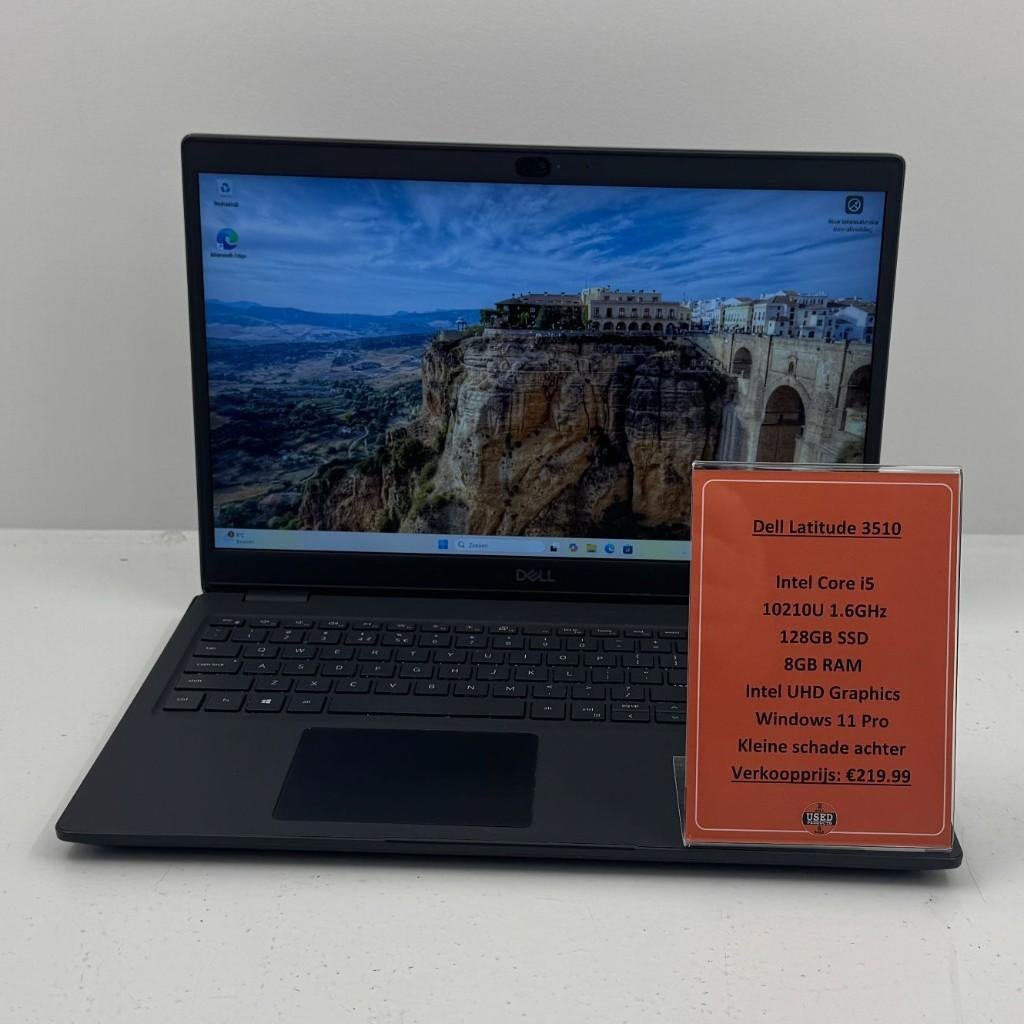Dell Latitude 3510 Laptop | i5 8GB 128GB | Kleine Schade, Computers en Software, Windows Laptops, Dell Latitude, Gebruikt, 2 tot 3 Ghz