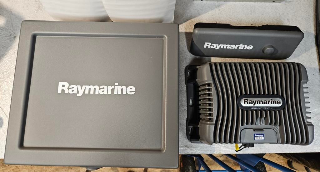 ZGAN Raymarine systeem G170 plotter / GPM 400 processor, Ophalen of Verzenden, Zo goed als nieuw, Kaartplotter of Fish Finder
