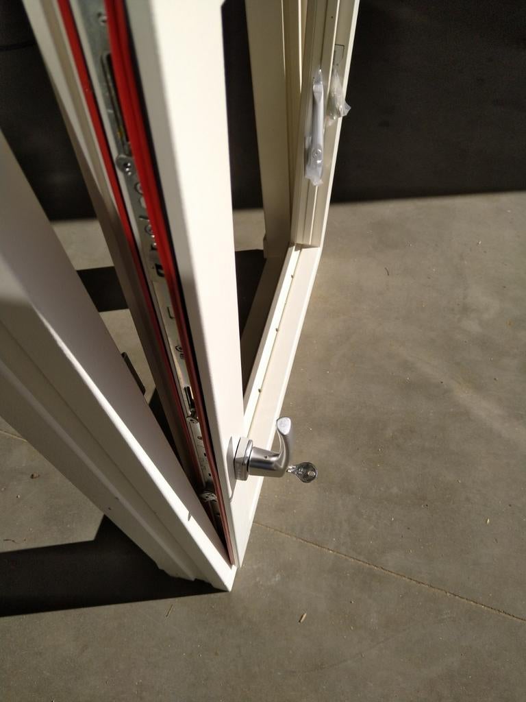 Hardhout kozijn met draaikiep, 75 tot 150 cm, Raamkozijn, Ophalen of Verzenden, 75 tot 150 cm