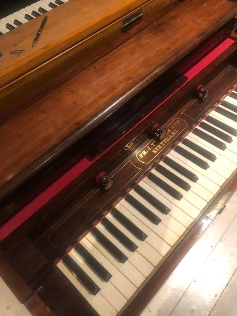 Te koop Trayser drukwind harmonium, Ophalen of Verzenden, Zo goed als nieuw, 1 klavier, Harmonium