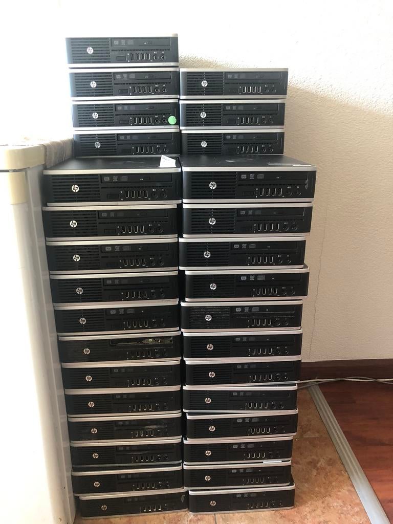 Grote Partij 50x HP Mini i5 met Win11 Pro 120 GB SSD en 8 GB, Computers en Software, Desktop Pc's, Gebruikt, 8 GB, Ophalen of Verzenden