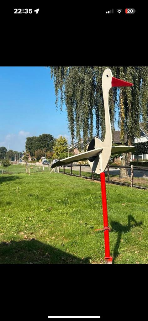 Ooievaars te huur, Kinderen en Baby's, Kraamcadeaus en Geboorteborden, Ophalen, Zo goed als nieuw